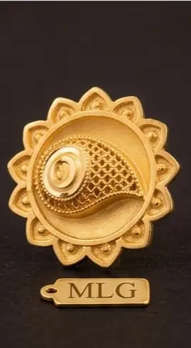 2 2 gram Gold plated earing mini daily wear - Image 6