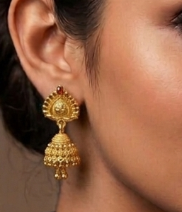 Home ajwada Heart-Top Classic Royal Jhumki