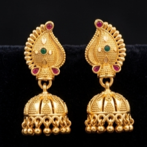 Home Rajwada Kalka-Top Tricolor Palace Jhumki