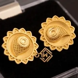 Home 2 gram Gold plated earing mini daily wear