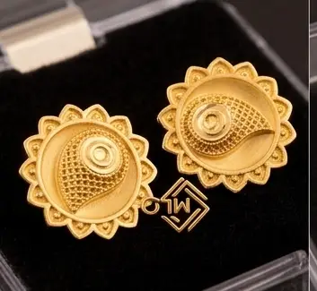 5 2 gram Gold plated earing mini daily wear