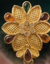 6 Rajwada Blossom-Crest Traditional Palace Jhumka - Image 3