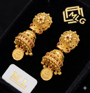 Rajwada Laxmi-Coin Filigree Globe Jhumka Gemini Generated Image 8h7cp58h7cp58h7c 289x300