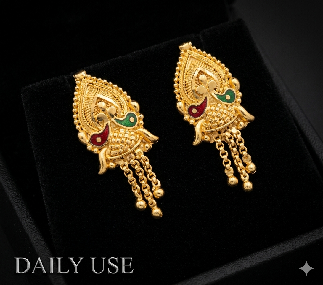 Gemini_Generated_Image_hjkz1hjkz1hjkz1h Rajwada Meenakari Peacock Gold-Plated Hanging Tops