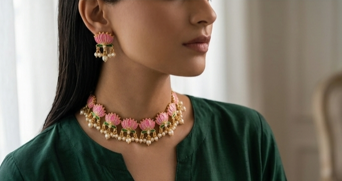 Aura Lotus choker - Image 3